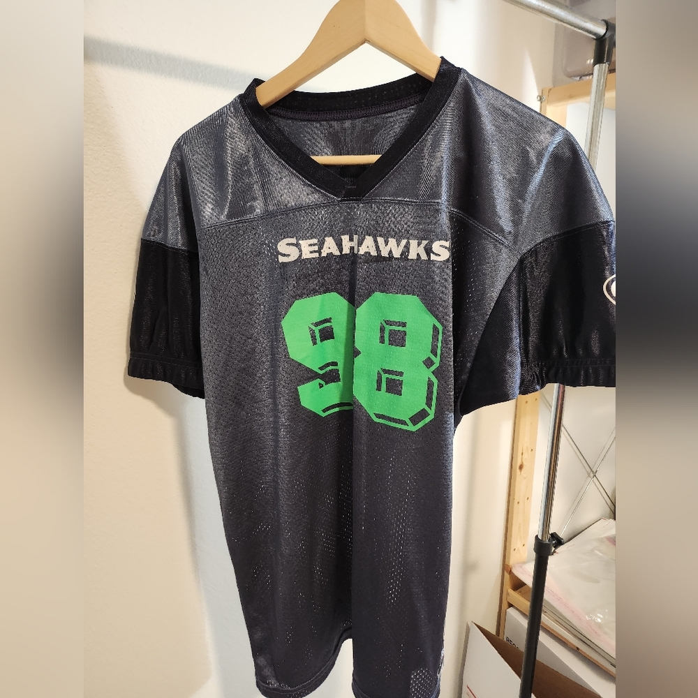 Reebok Seahawks Kids Jersey - Navy and Green